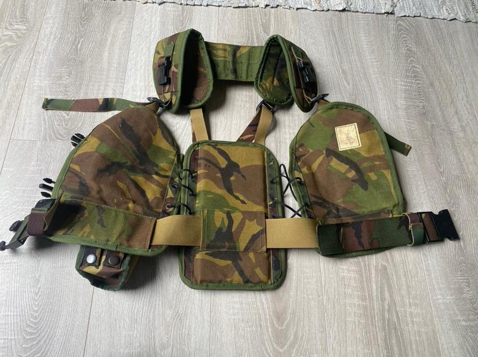 Origineel tactisch leger vest ‘bokkentuig’ nederlands leger, Ophalen of Verzenden, Landmacht, Nederland, Kleding of Schoenen