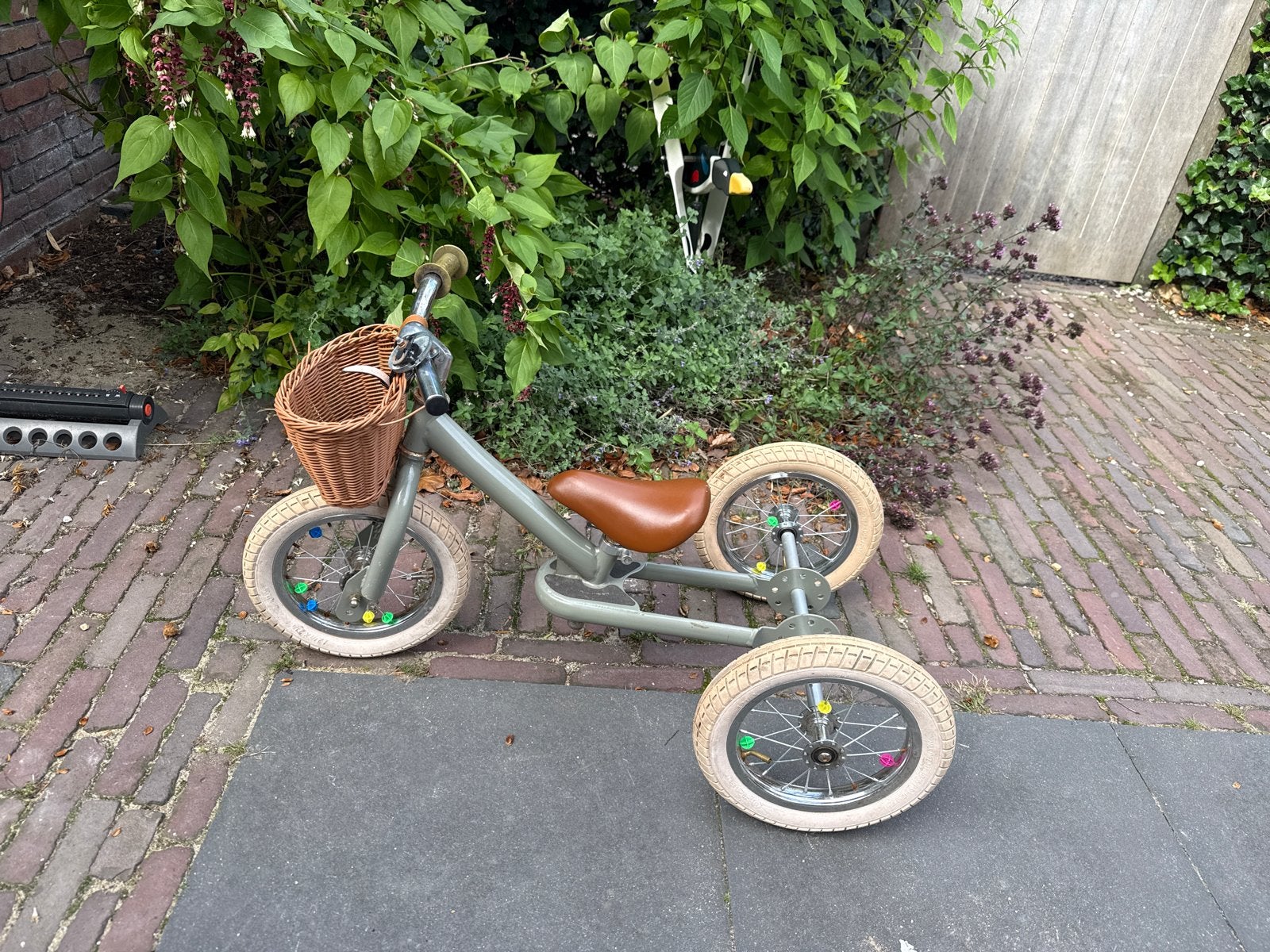 Trybike Kinderloopfiets - 2-in-1 loopfiets met mandje, Ophalen, Gebruikt