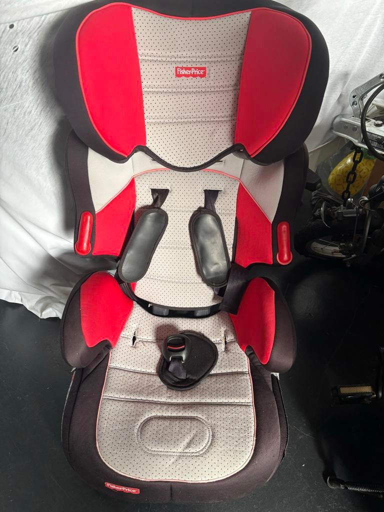 Fisher-Price Autostoel Beline SP Chronos - Rood/Zwart, Zijbescherming, 9 t/m 36 kg, Ophalen, Overige merken