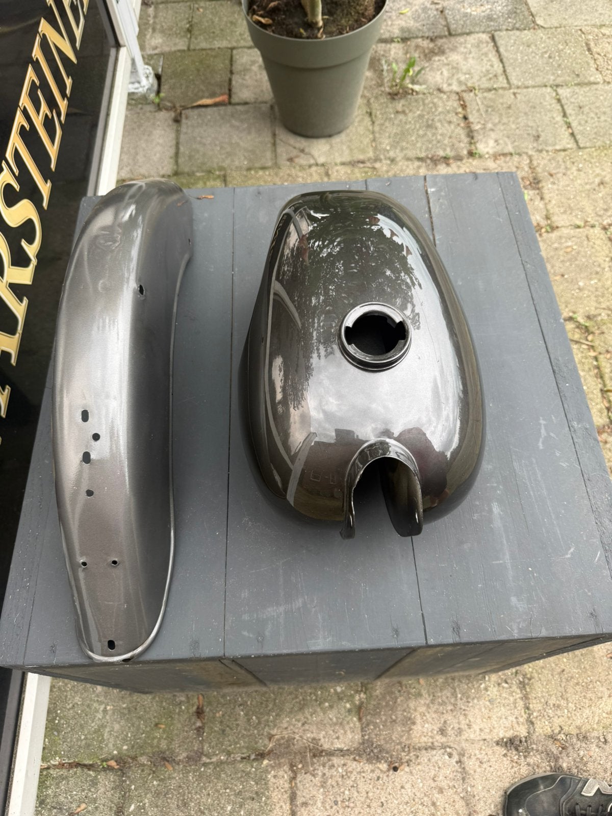 Kreider Eitank onderdelen, Fietsen en Brommers, Ophalen of Verzenden, Zo goed als nieuw, Tank