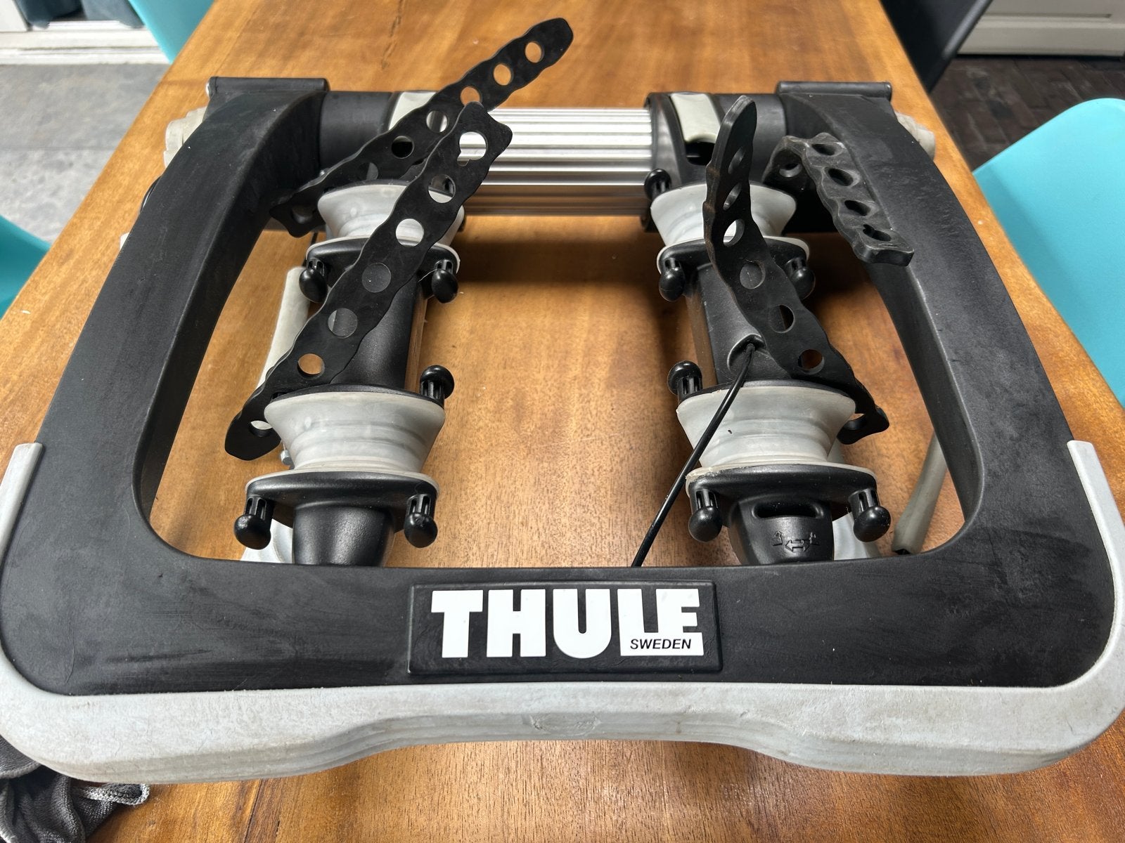 Thule Raceway 991, Ophalen of Verzenden, 2 fietsen, Gebruikt, Trekhaakdrager