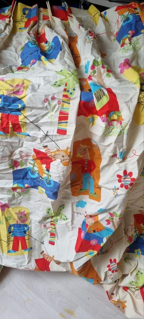Gordijnen kinderkamer, Gebruikt, Wit, Ophalen of Verzenden, 150 tot 200 cm