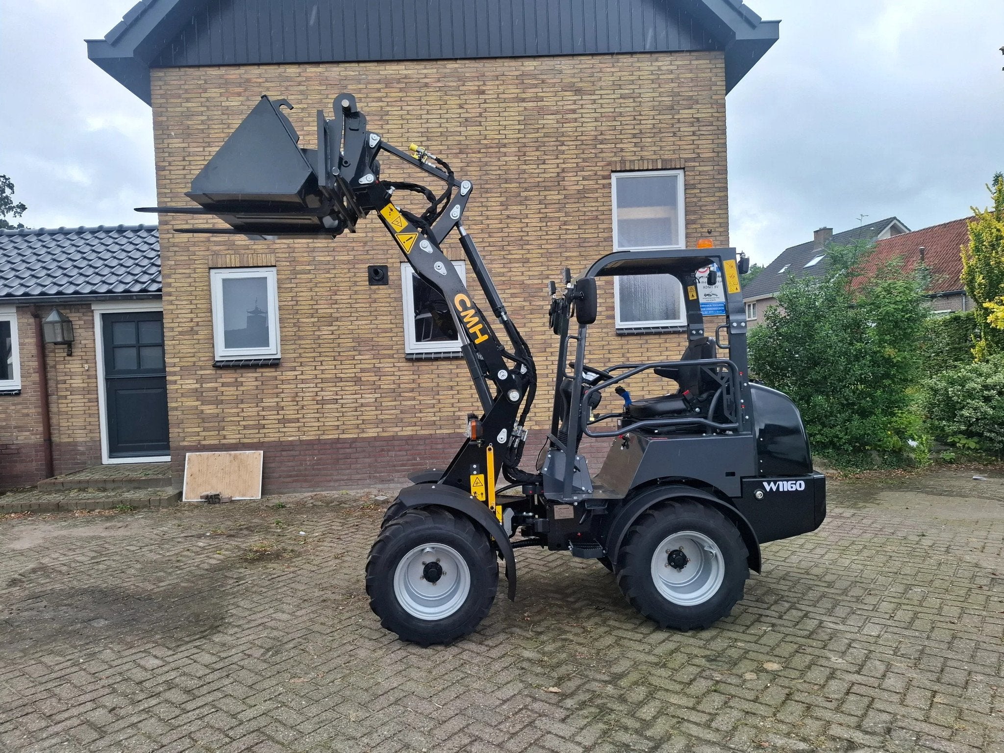 CMH w1160 Mini loader shovel 2.2 tons kubota ( Weidemann ), Wiellader of Shovel