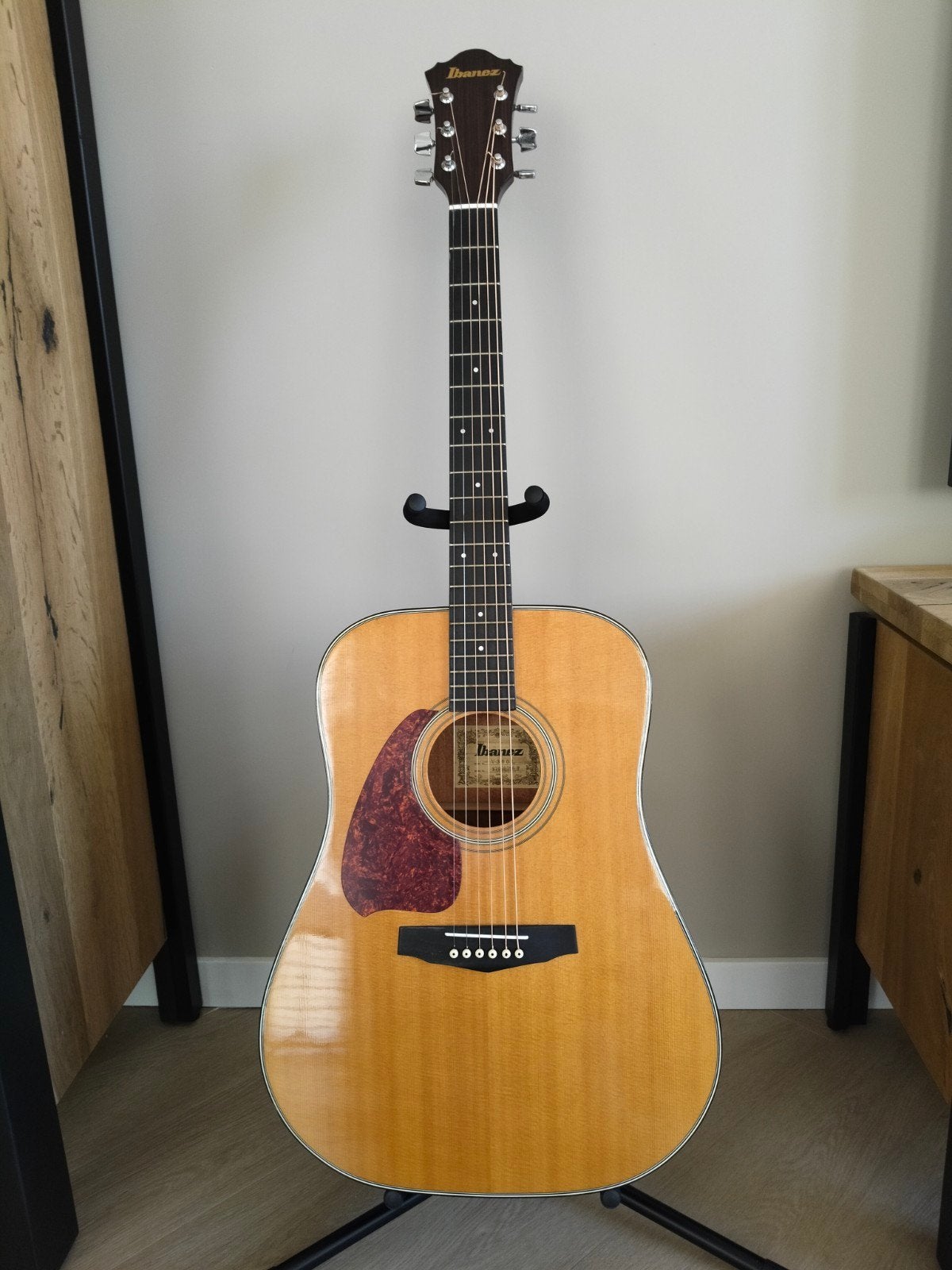 Vintage Ibanez V300L (Lefthand) - Made in Japan (1987), Ophalen, Gebruikt, Western- of Steelstringgitaar, Met koffer