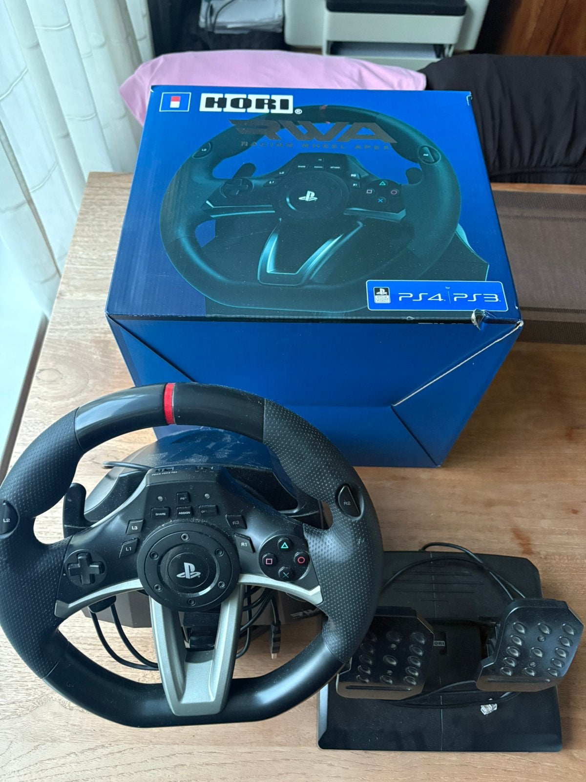 Hori Ps3 en ps4 stuur+pedalen, Ophalen, Gebruikt, Stuur of Pedalen, PlayStation 3