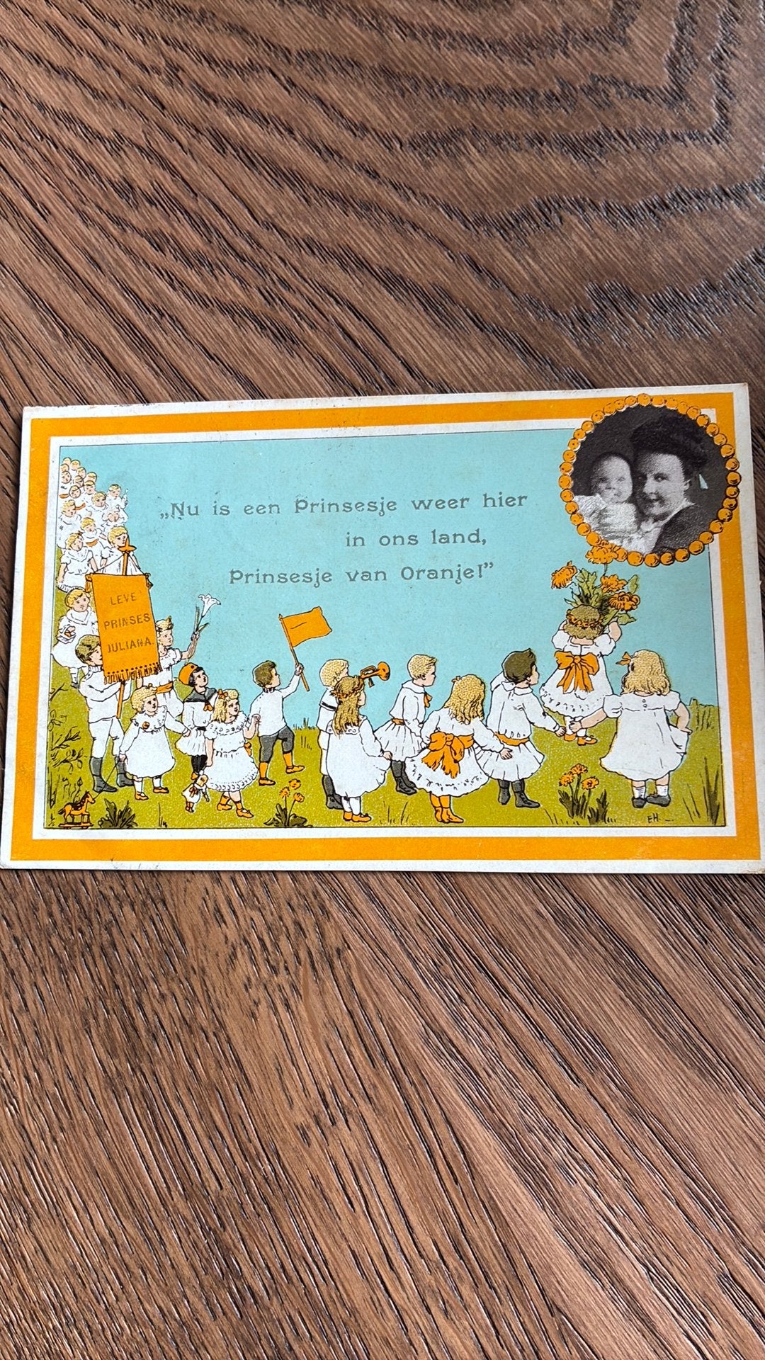Prinsesje in ons land, prinsesje  van Oranje. 1910, Ophalen of Verzenden, Voor 1920, Gelopen