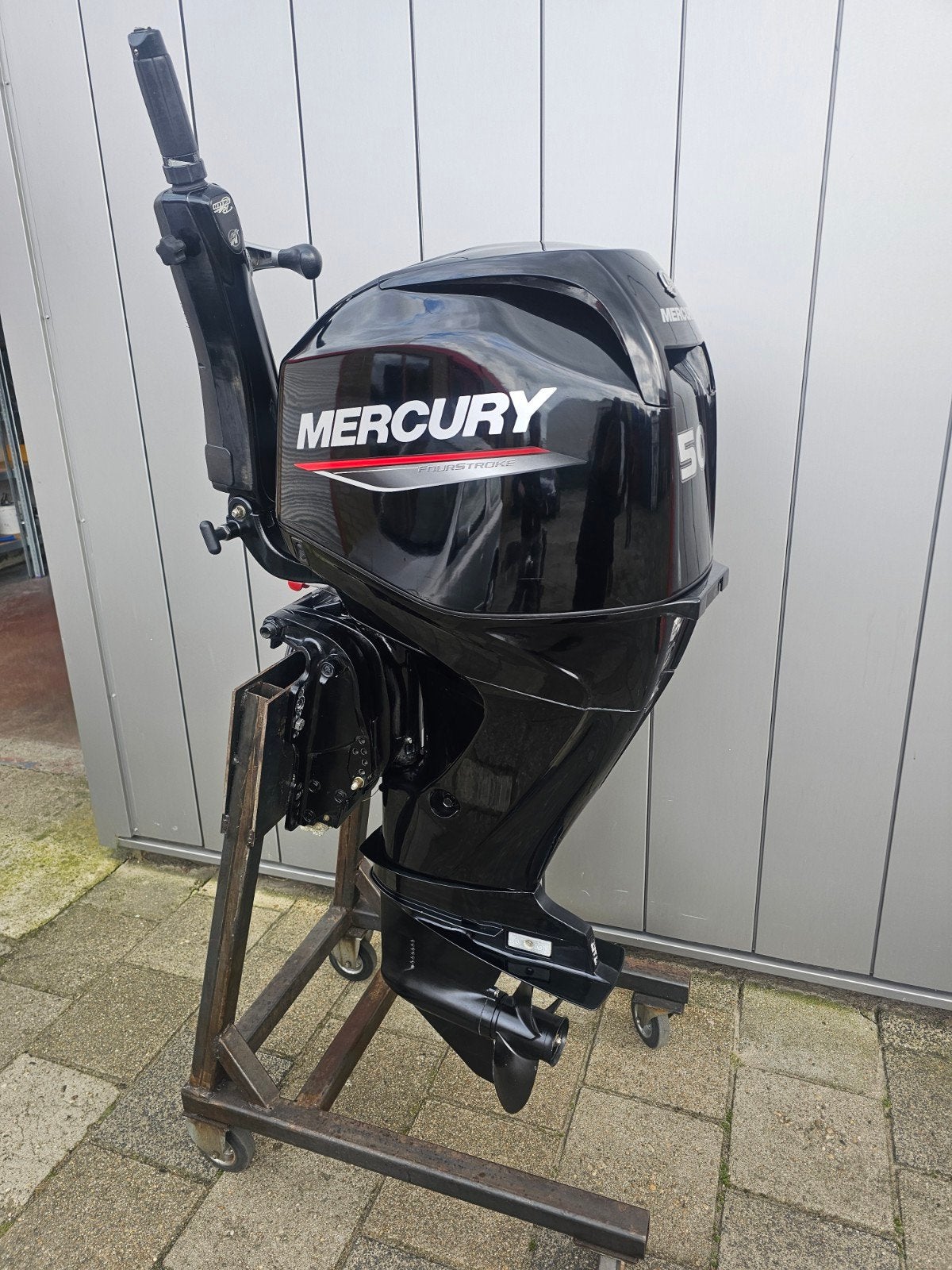 MERCURY 60PK  4TAKT EFI  LANGSTAART POWERTRIM NETTE STAAT, Watersport en Boten, Ophalen, Gebruikt, Benzine, 30 pk of meer
