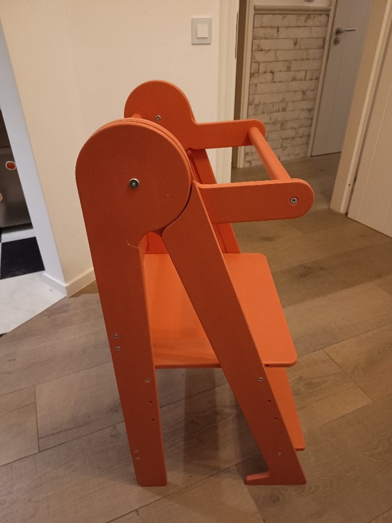 TOYBOX Montessori Learning Tower – Foldable – Coral, Ophalen, Zo goed als nieuw, Overige typen