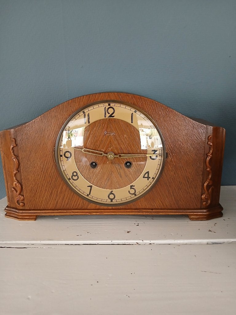 antieke Kienzle schouwklok - pendule, Ophalen of Verzenden