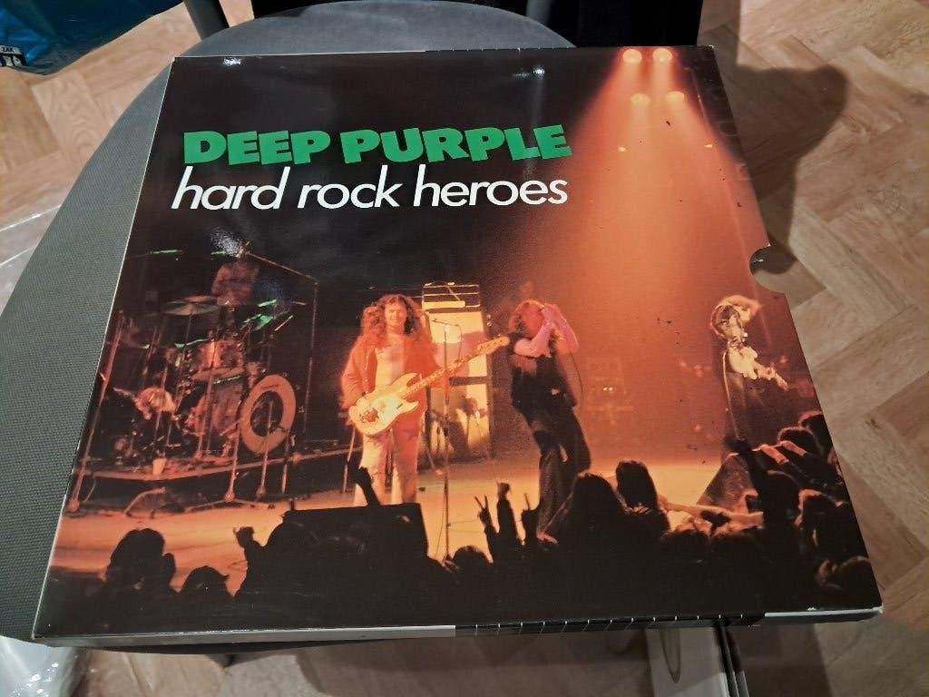 Deep Purple - Hard Rock Heroes - Zeldzame box met 3 LP's, Verzenden, Zo goed als nieuw, 12 inch, Boxset