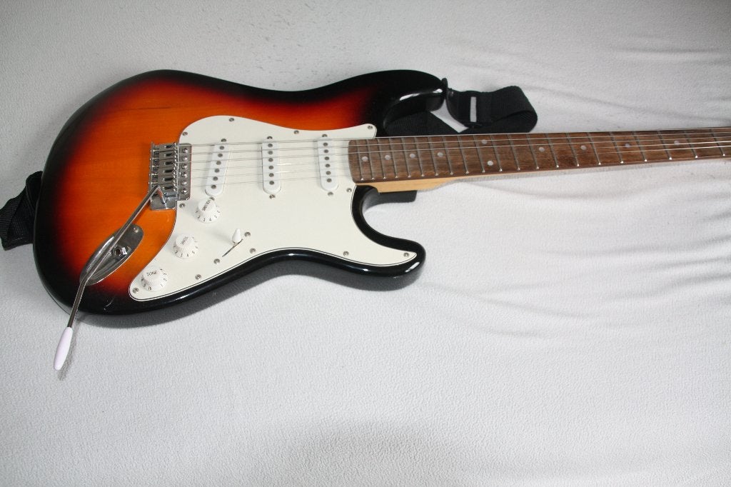 gitaar met versterker, Met versterker, Zo goed als nieuw, Solid body, Ophalen