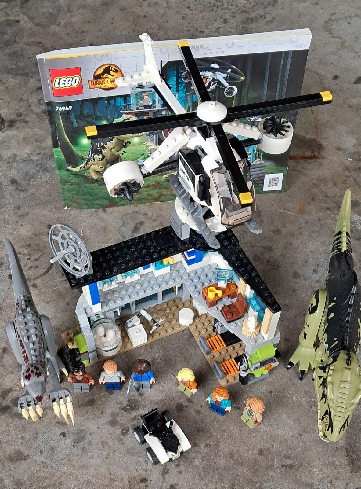 Lego Jurassic World 76949 Giganotosaurus, Gebruikt, Jurassic World, Lego, Ophalen of Verzenden