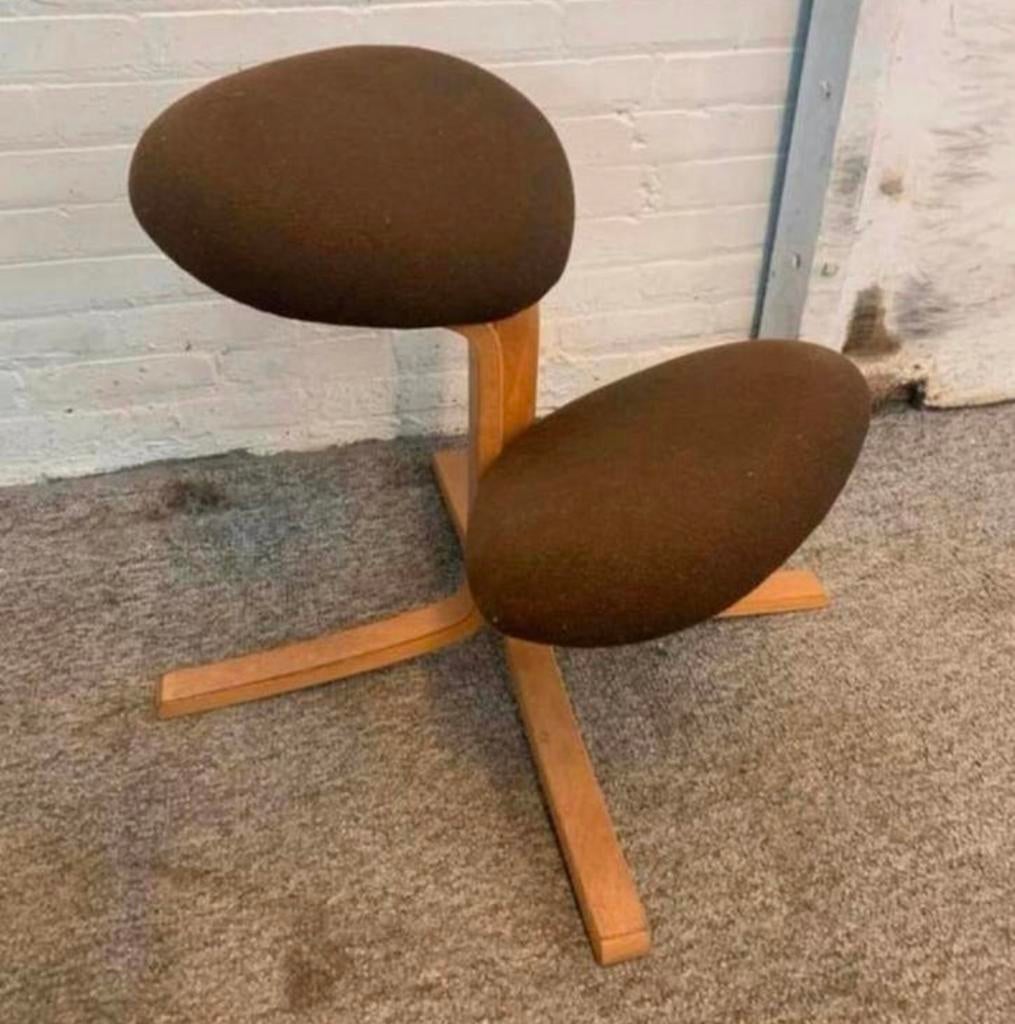 Stoel Elsa Nordahl R.Rykken Solheim Norway Lounge Footrest, Ophalen of Verzenden