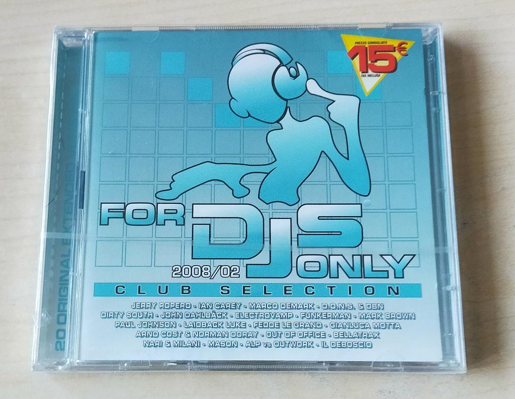 For DJs Only 2008/02 Club Selection 2CD Nieuw, Ophalen of Verzenden, Nieuw in verpakking, Dance Populair