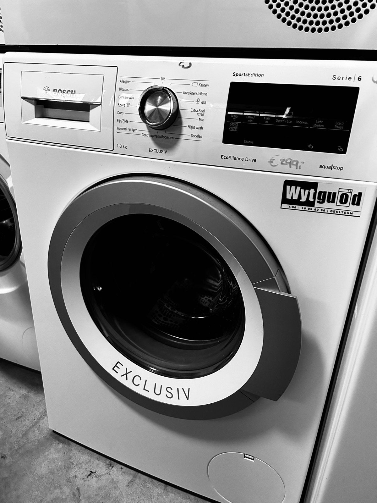 Bosch Serie 6 Wasmachine - 8 kg - Zo goed als nieuw, Witgoed en Apparatuur, Ophalen, 1200 tot 1600 toeren, Q, Zo goed als nieuw