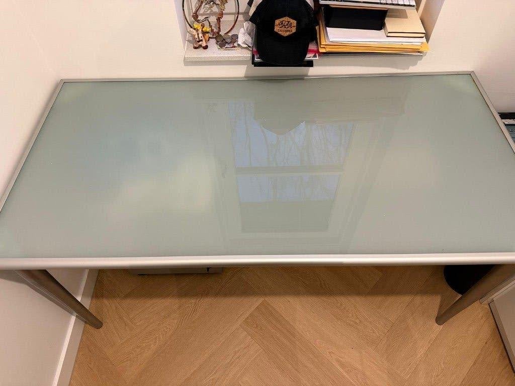 Ikea tafel glas, Overige typen, 73 cm, Zo goed als nieuw, IKEA