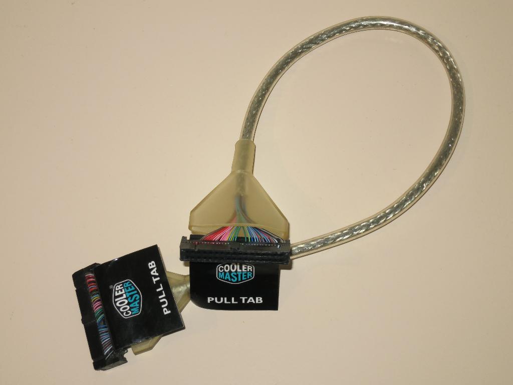 CoolerMaster ATA100/133 kabel voor 1 drive, Computers en Software, Computerbehuizingen, Ophalen of Verzenden, Gebruikt
