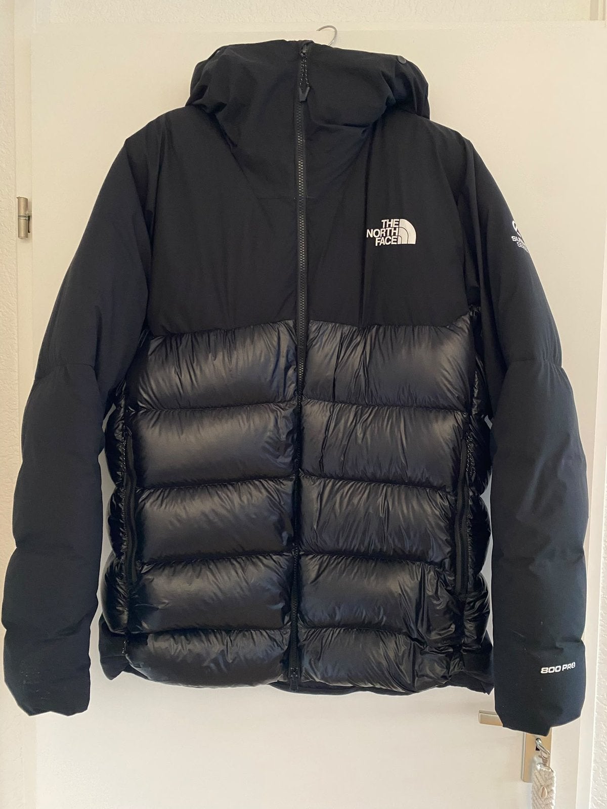 The North Face Summit Series L6 Down Belay Parka zwart, Ophalen of Verzenden, Zo goed als nieuw, Maat 52/54 (L), Zwart