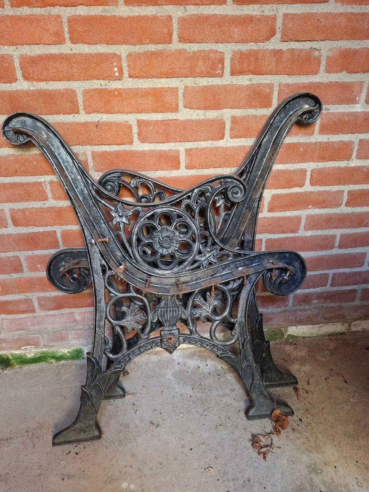 Gietijzeren bankpoten - sierlijk design, Tuin en Terras, Tuinbanken, Ophalen, Metaal