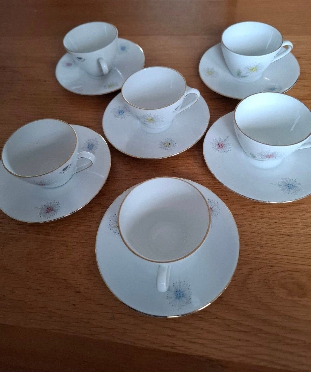 5 (6) Vintage Seltmann Weiden Bavaria x Van Nelle Espressoko, Ophalen of Verzenden