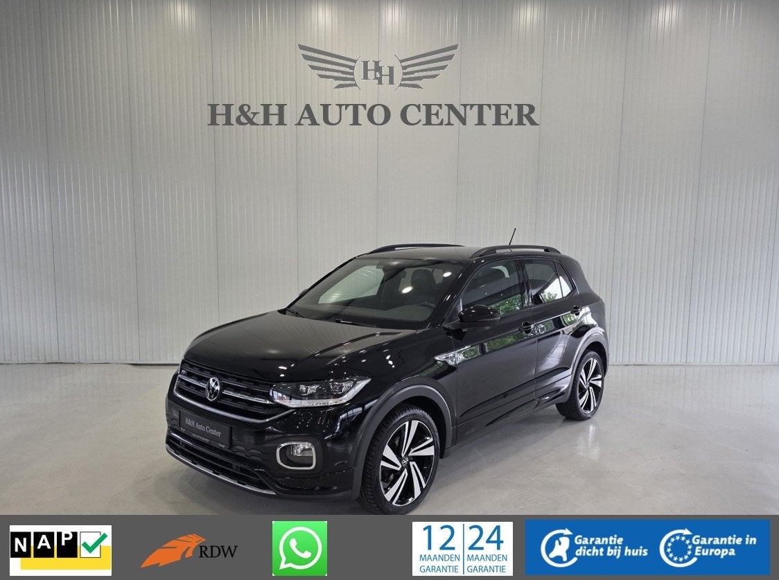 Volkswagen T-Cross 1.0 TSI R-Line 111PK |Virtual clock|Carpl, Auto's, T-Cross, Gebruikt, Met garantie (alle), Alcantara