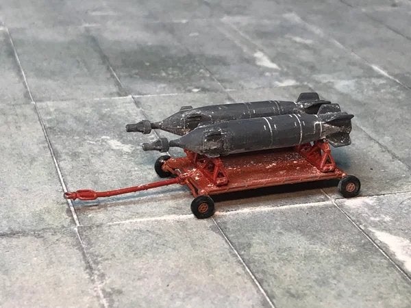 1/72 Universal Models UMRG004b | Russian Bomb Cart model B, Verzamelen, Ophalen, Schaalmodel, Nieuw, Diecastdiorama