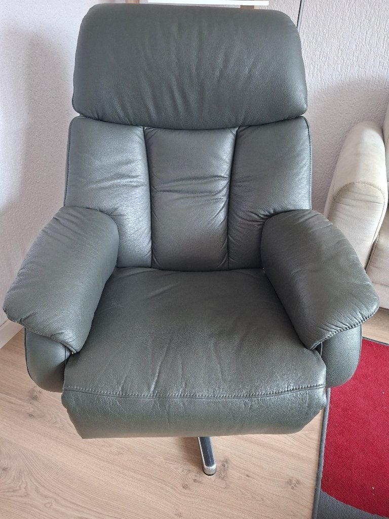 Relaxstoel, Huis en Inrichting, Ophalen, Gebruikt, Minder dan 75 cm, Leer