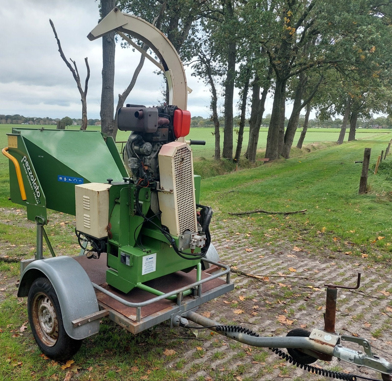 Houtversnipperaar, Ophalen, Gebruikt, Bijl, Perruzo