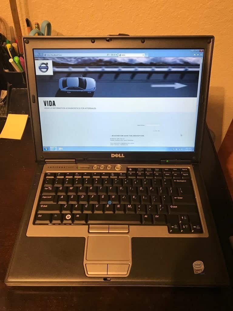 Volvo Vida met Dice Diagnoseset - Compleet, Dell Laptop, Ophalen of Verzenden, Zo goed als nieuw