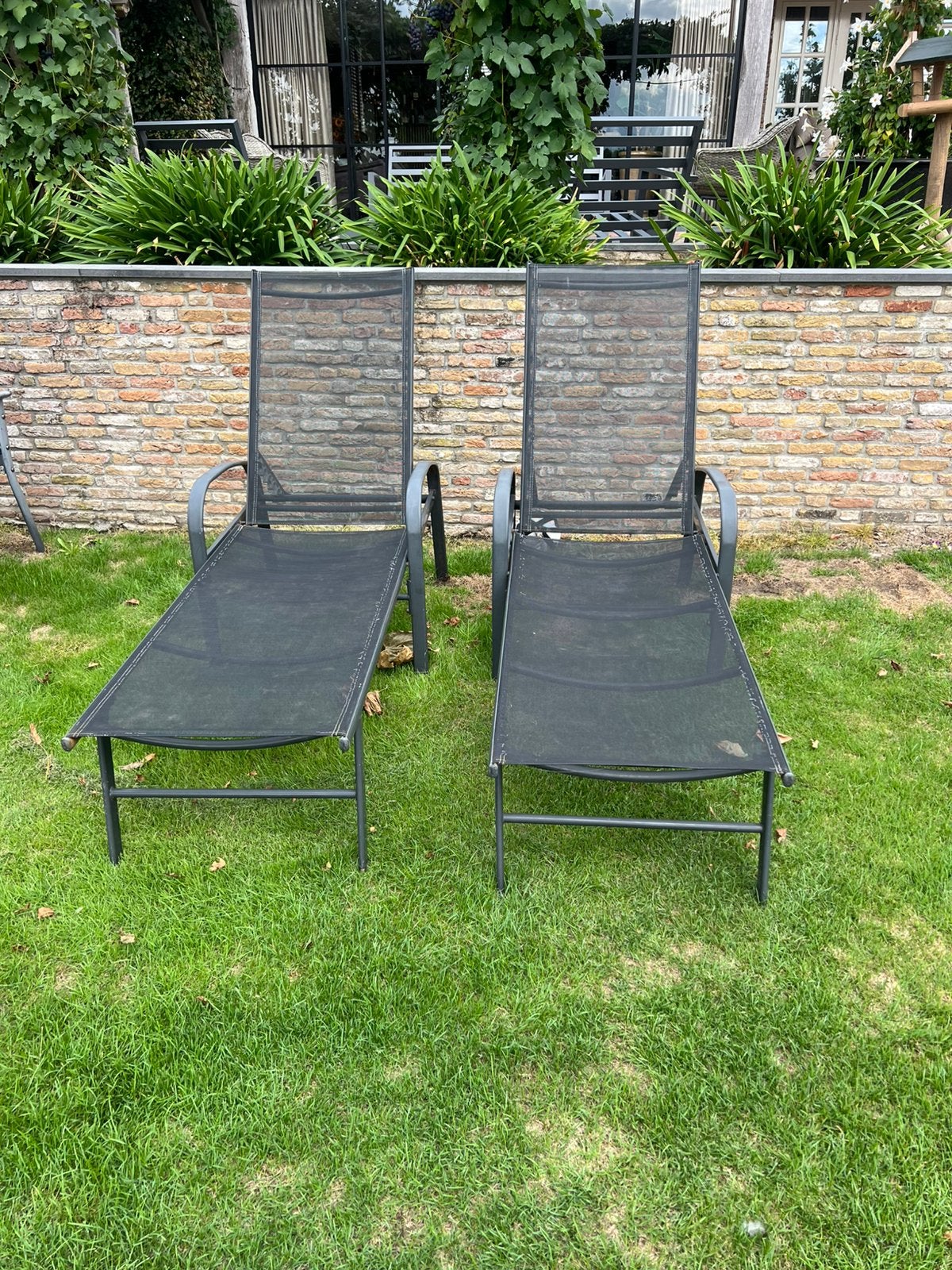 Ligbedden, Tuin en Terras, Ophalen, Gebruikt, Aluminium