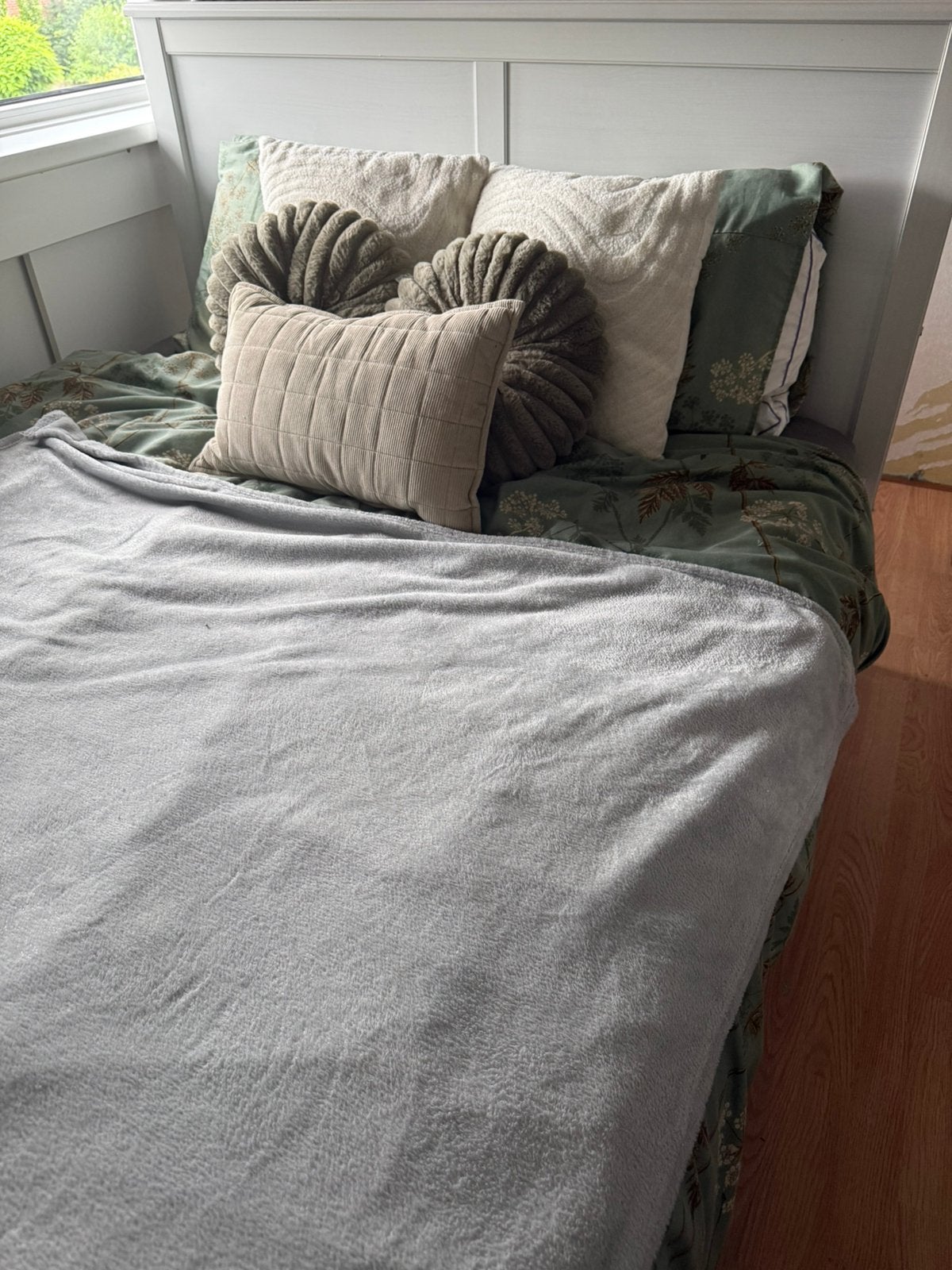 Wit bed Ikea 140/200 cm, Ophalen, Wit, Tweepersoons, 140 cm