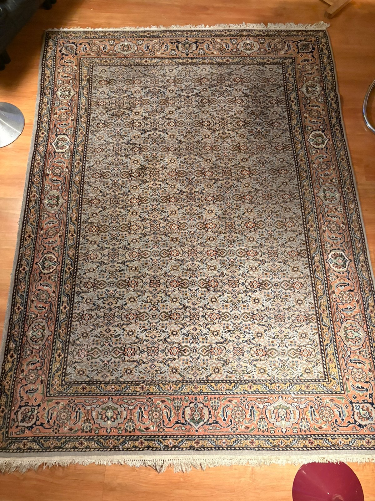 Handgeknoopt Perzisch tapijt –Herati/Mahi dessin 175 x215 cm, Huis en Inrichting, Stoffering | Tapijten en Kleden, Ophalen, 200 cm of meer