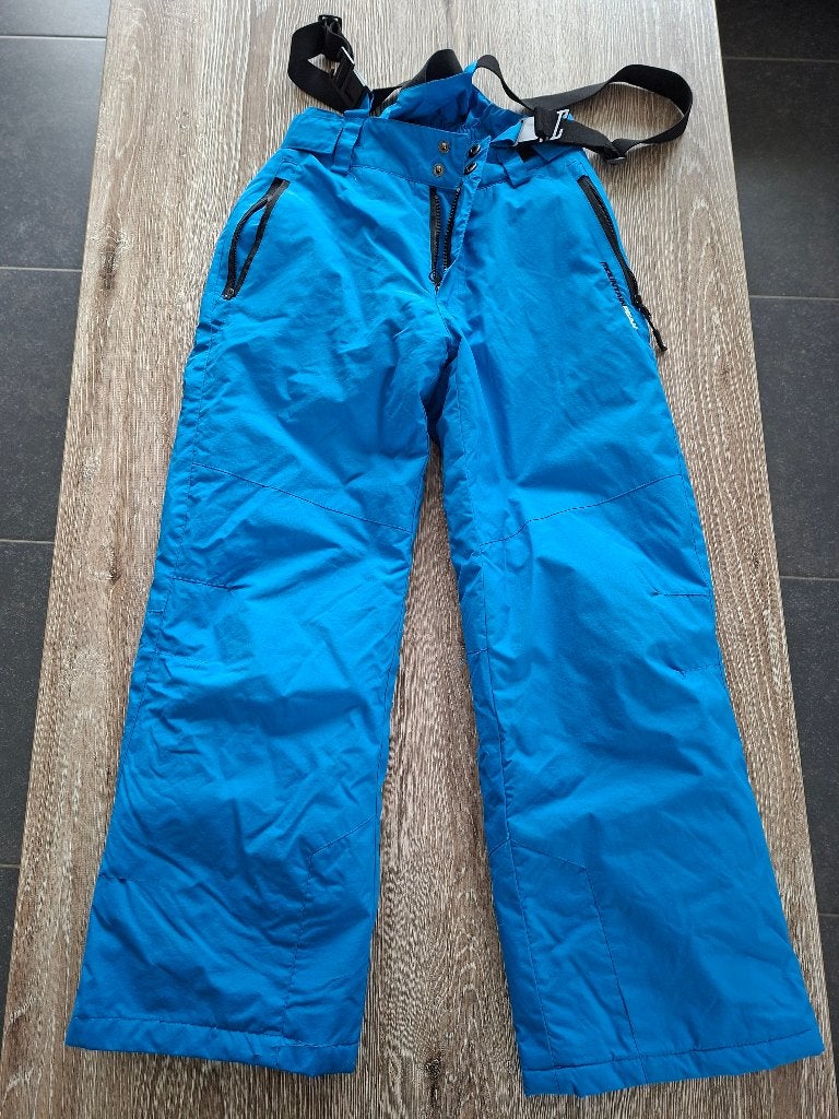 Blauwe ski broek Mountain Peak (maat 140), Overige merken, 100 tot 140 cm, Ophalen of Verzenden, Zo goed als nieuw