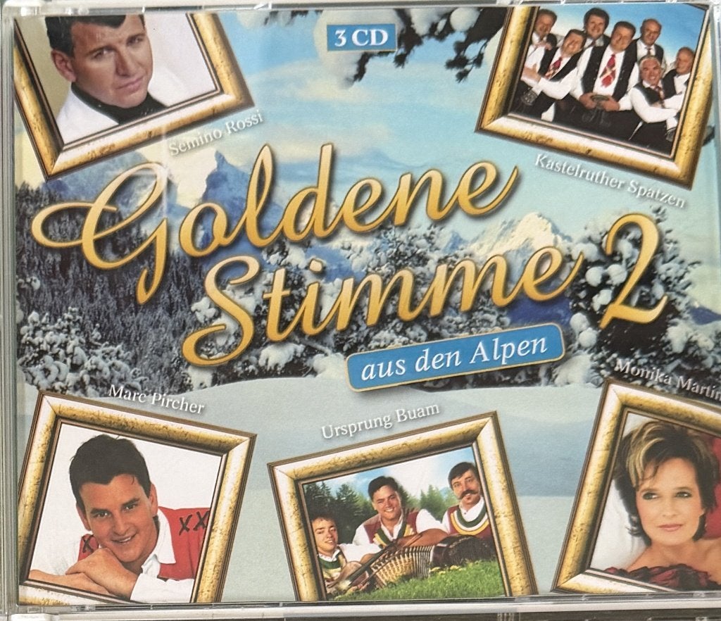 Goldene stimme 2 aus den Alpen 3 cd ,s, Ophalen of Verzenden, Zo goed als nieuw, Volksmusik