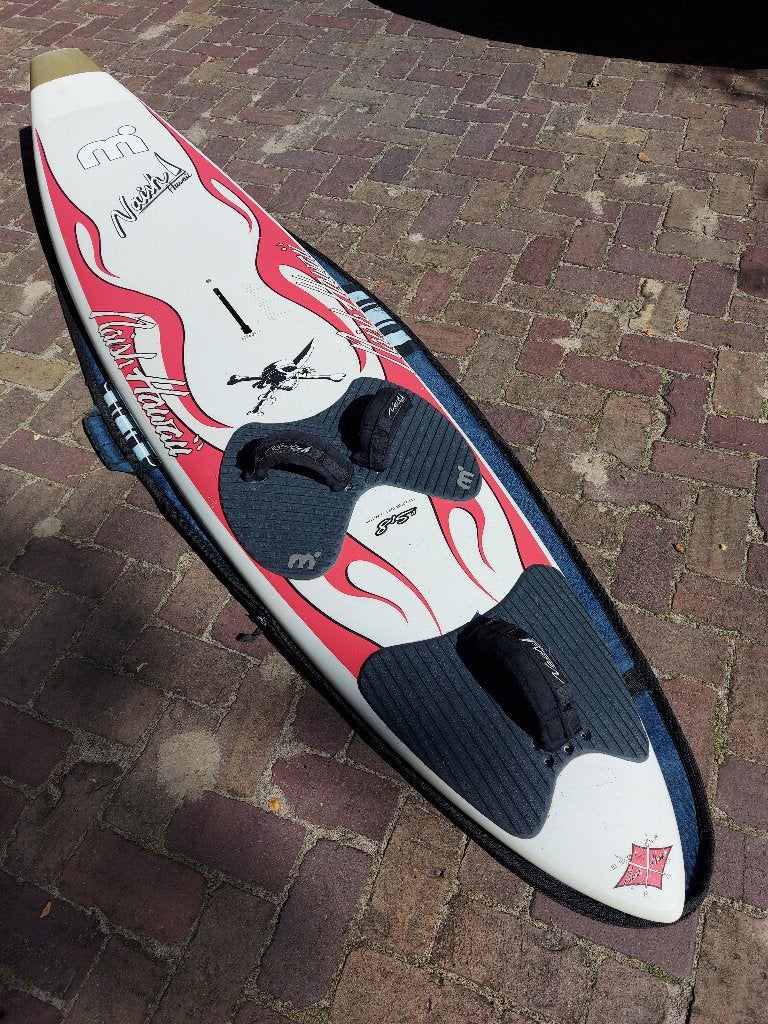 Mistral (Naish Hawaii) waveboard, Ophalen, Gebruikt, Met vin(nen), Plank