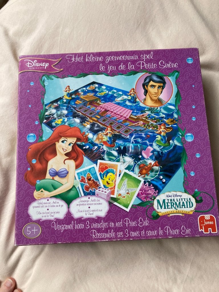 Disney het kleine zeemeermin spel bordspel, Ophalen of Verzenden, Gebruikt, Jumbo