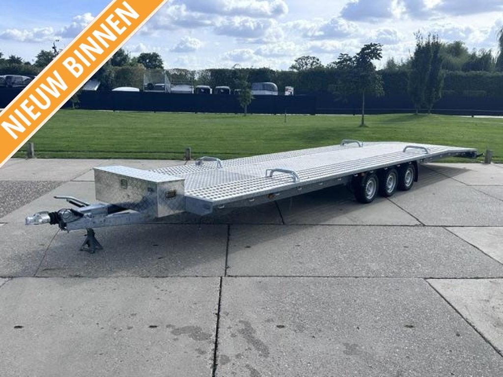 Autotransporter 8,1m elc. Lier 3 asser 3500 KG aanhangwagen