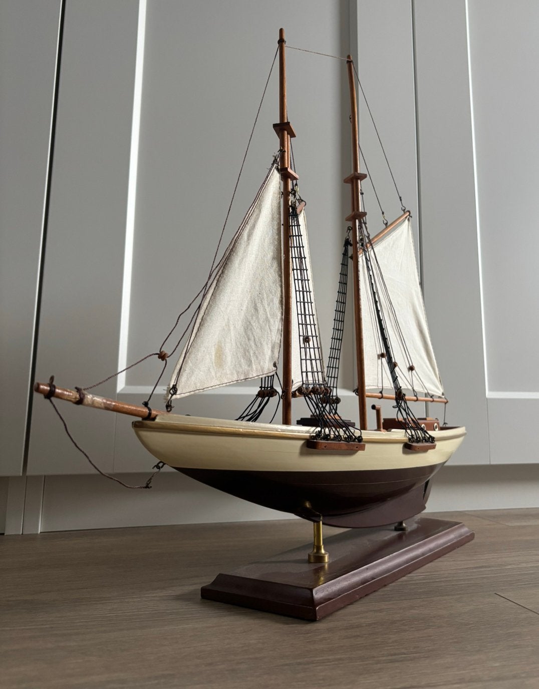 Prachtig houten scheepsmodel - Zeilschip decoratie, Hobby en Vrije tijd, Modelbouw | Boten en Schepen, Ophalen, Gebruikt, Groter dan 1:32