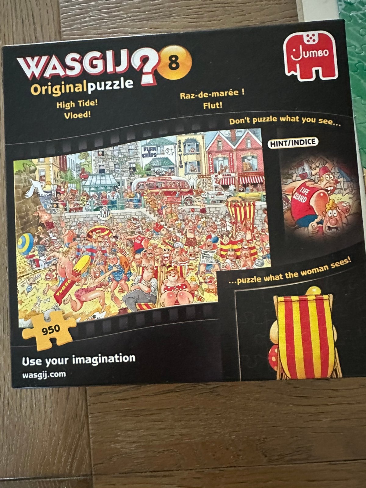 Wasgij puzzel, Ophalen