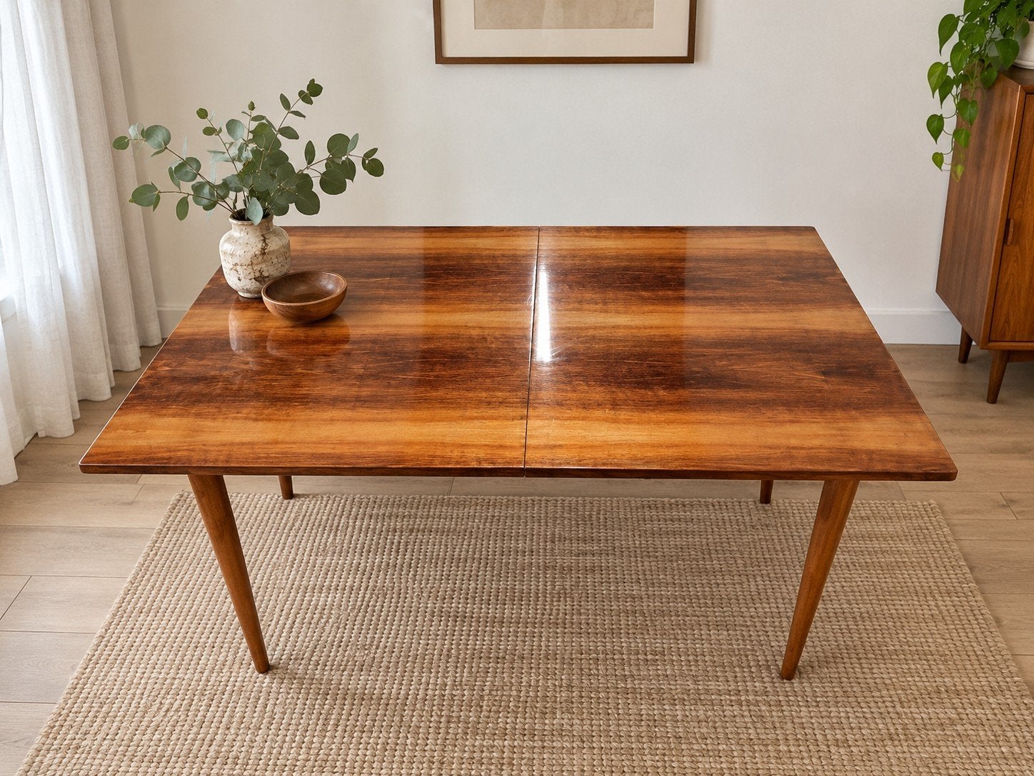 Vintage uitschuifbare eettafel jaren '70 - OKTOBERACTIE