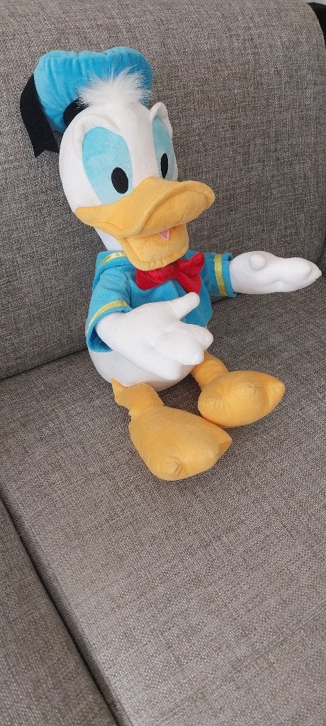 Donald Duck knuffel origineel walt disney groot 45cm, Ophalen, Donald Duck, Zo goed als nieuw, Knuffel