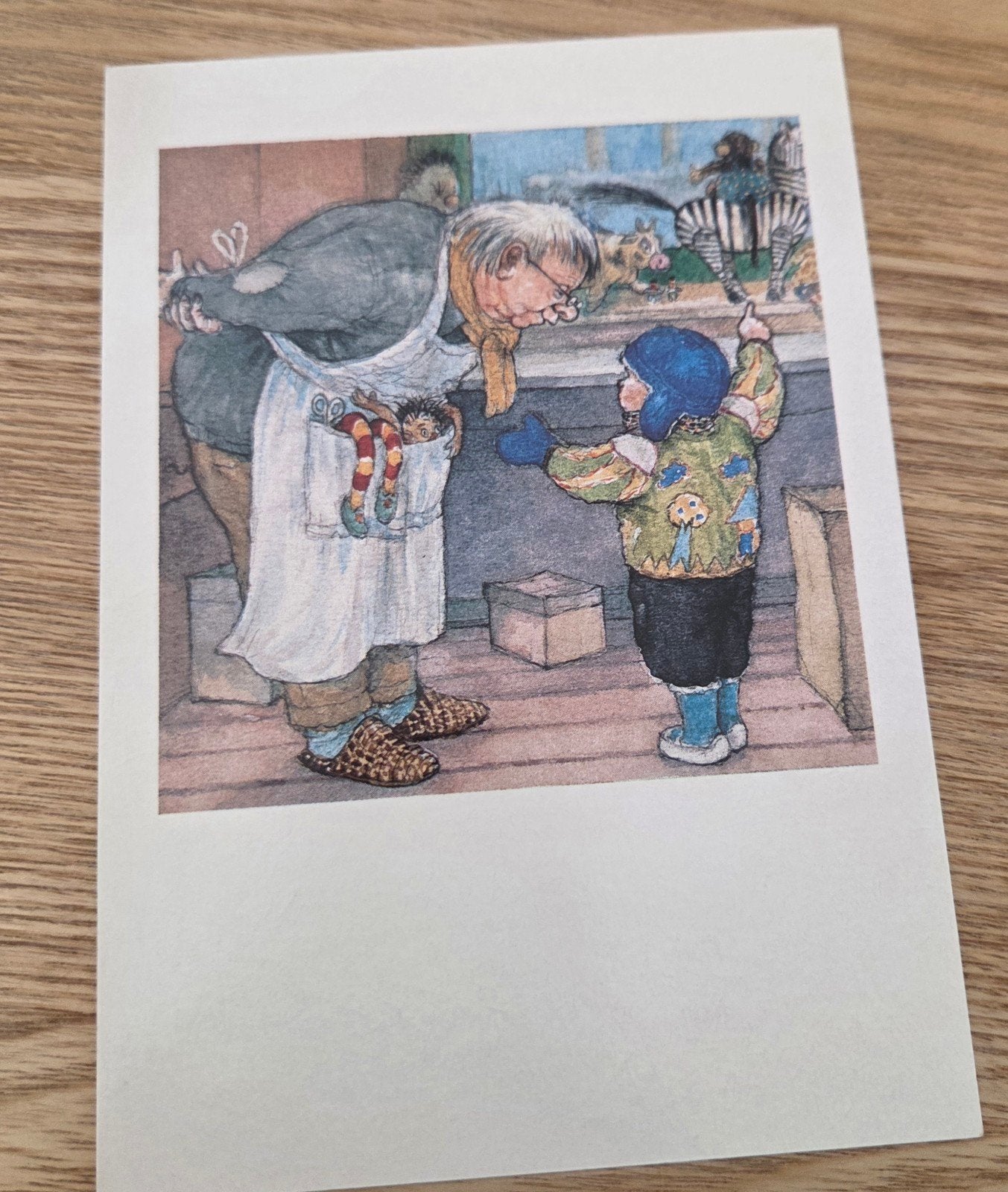 Ansichtkaart Ingrid & Dieter Schubert Prentenboeken, Verzamelen, Ophalen of Verzenden, 1980 tot heden, Ongelopen, Kinderen