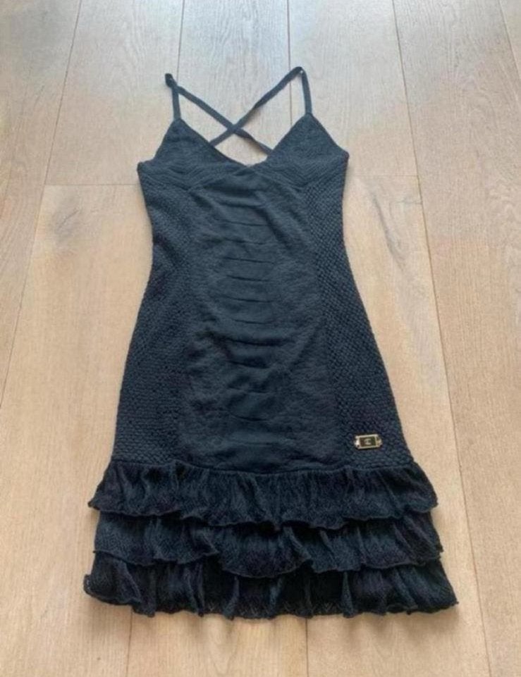 Just cavalli jurk stretch 38, Maat 38/40 (M), Zwart, Ophalen of Verzenden, Zo goed als nieuw