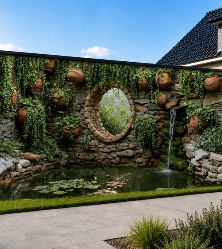 Mega schuttingposters 300x180 cm tot 450x180 cm, Tuin en Terras, Verzenden, Nieuw