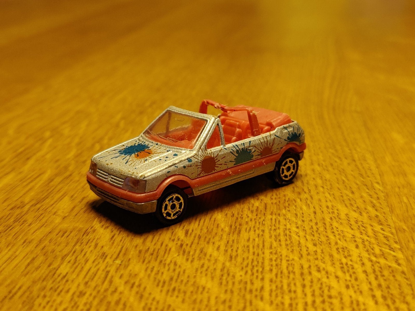 Majorette Peugeot 205 GTI ZILVER Cabrio, Ophalen of Verzenden