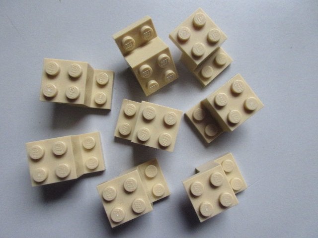 nr. 9289, 8 Beige hoekstenen, brackets 18671, Ophalen of Verzenden, Zo goed als nieuw, Complete set, Lego