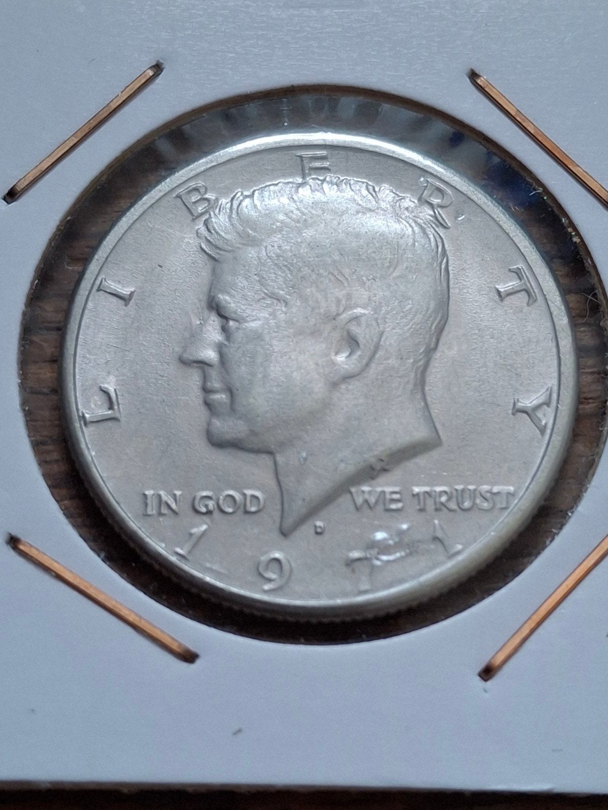 USA mooie 1/2 Dollar Kennedy 1971d, Ophalen of Verzenden, Noord-Amerika