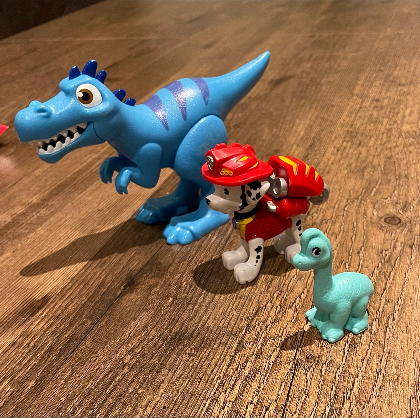 Paw Patrol Marshall & Dinosaurus Speelset, Ophalen of Verzenden, Gebruikt