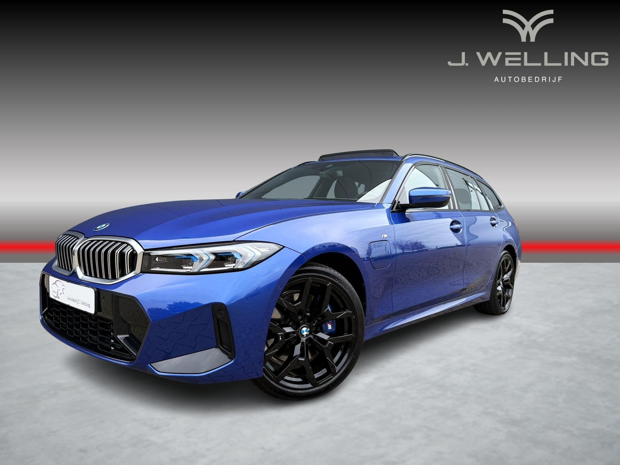 BMW 3-serie Touring 330e xDrive M-sport pano tr.hk H&K 19 in, Auto's, Automaat, 1998 cc, Gebruikt, 4 cilinders