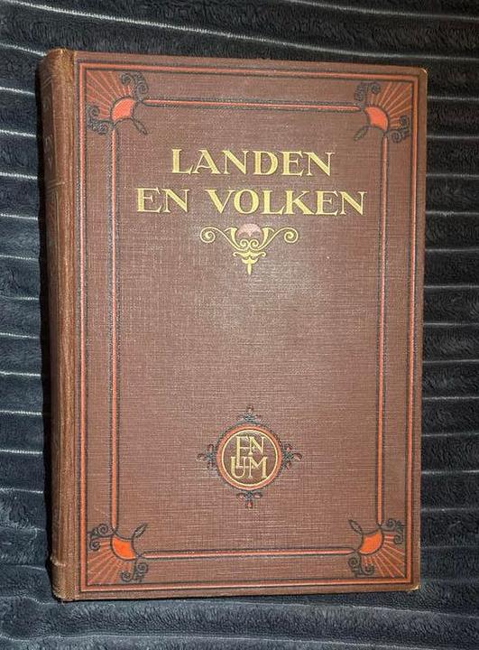 Antiek Boek: Landen en Volken (1928), Boeken, Ophalen of Verzenden, Zo goed als nieuw, Algemeen, Los deel